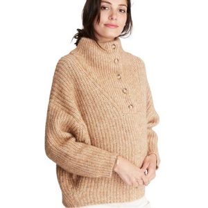 Hatch Jo Alpaca Mock Neck Sweater size 2
